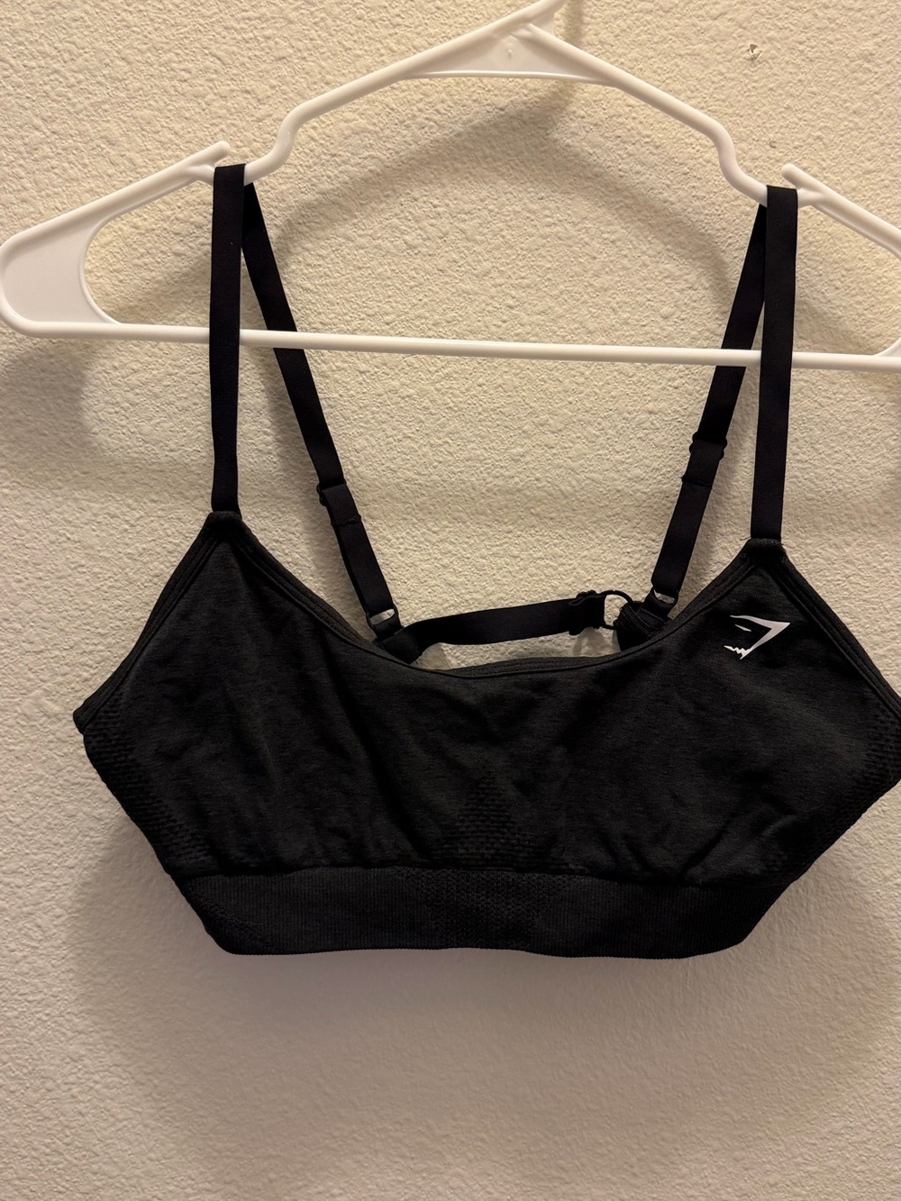Gymshark Dark Gray Vital Seamless Minimal Bra